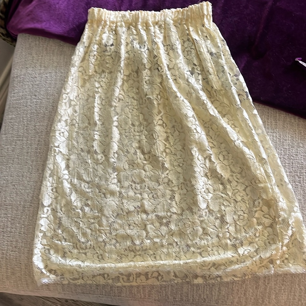 Vintage lace skirt
